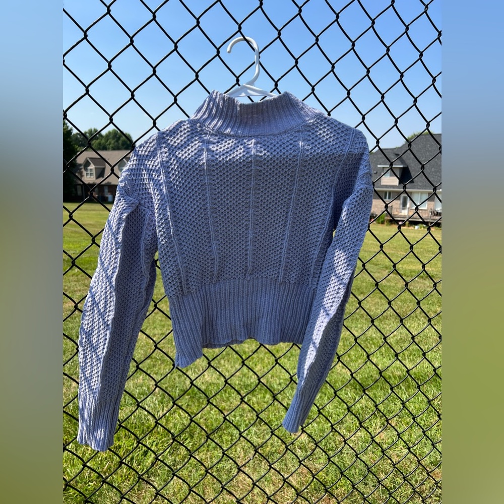 Mock neck lavender sweater size xs.